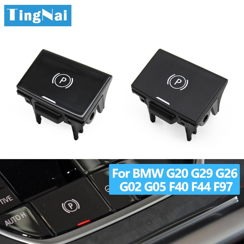 Car Electronic Parking Handbrake Switch Button For BMW 3 4 Z4 X5 X6 X7 G20 G29 F40 F44 G26 G01 G02 G07 G08 F97 G05 G06