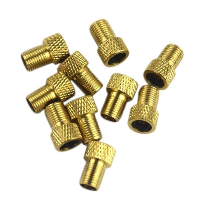 10Pcs Standard Bicycle Presta To Schrader Valve Converter Car Bike
