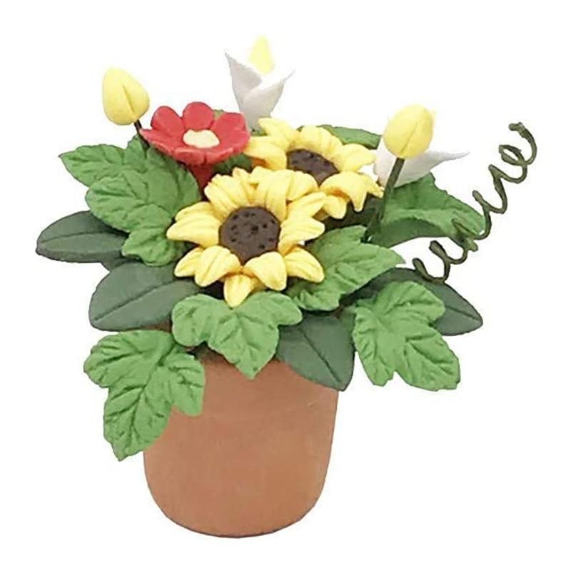 Miniature Scene Model Flower Toys Dollhouse Accessories for