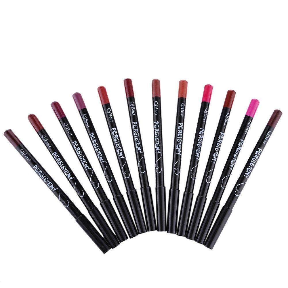 Fashion Black Pole Waterproof Lip Liner 12 Lip Liner 12 /box