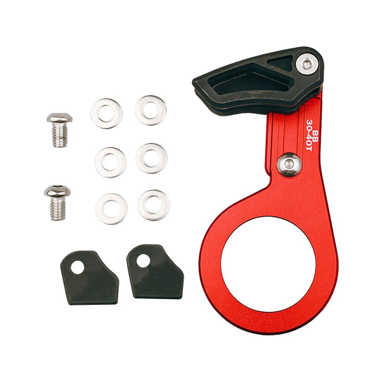 1 Set Bike Chain Stabilizer Road Bike Ultralight Chain Guide Stabilizer Kit Red