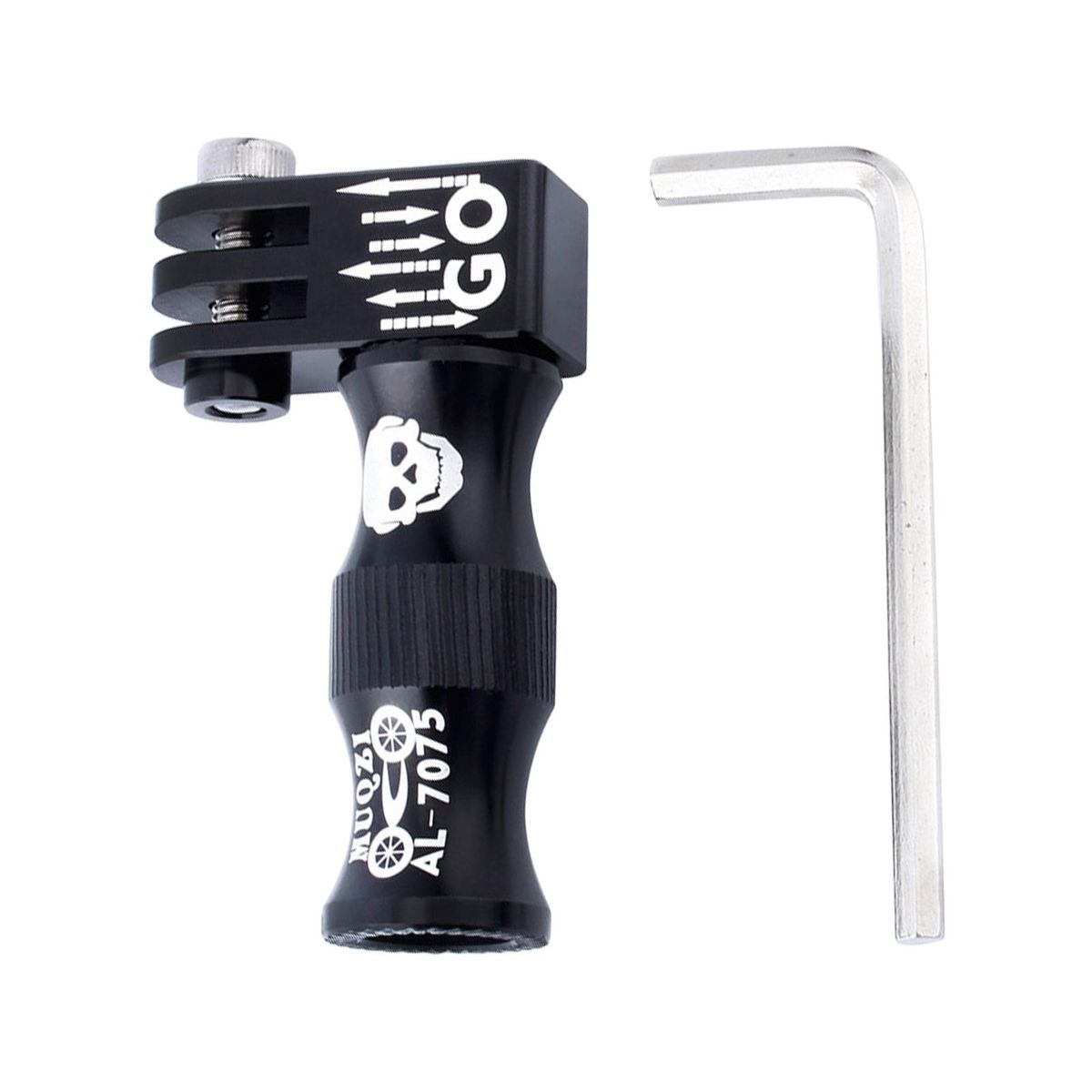 1 Set Recorder Bracket Bicycle Axis Bracket Recorder Camera Clamp Black