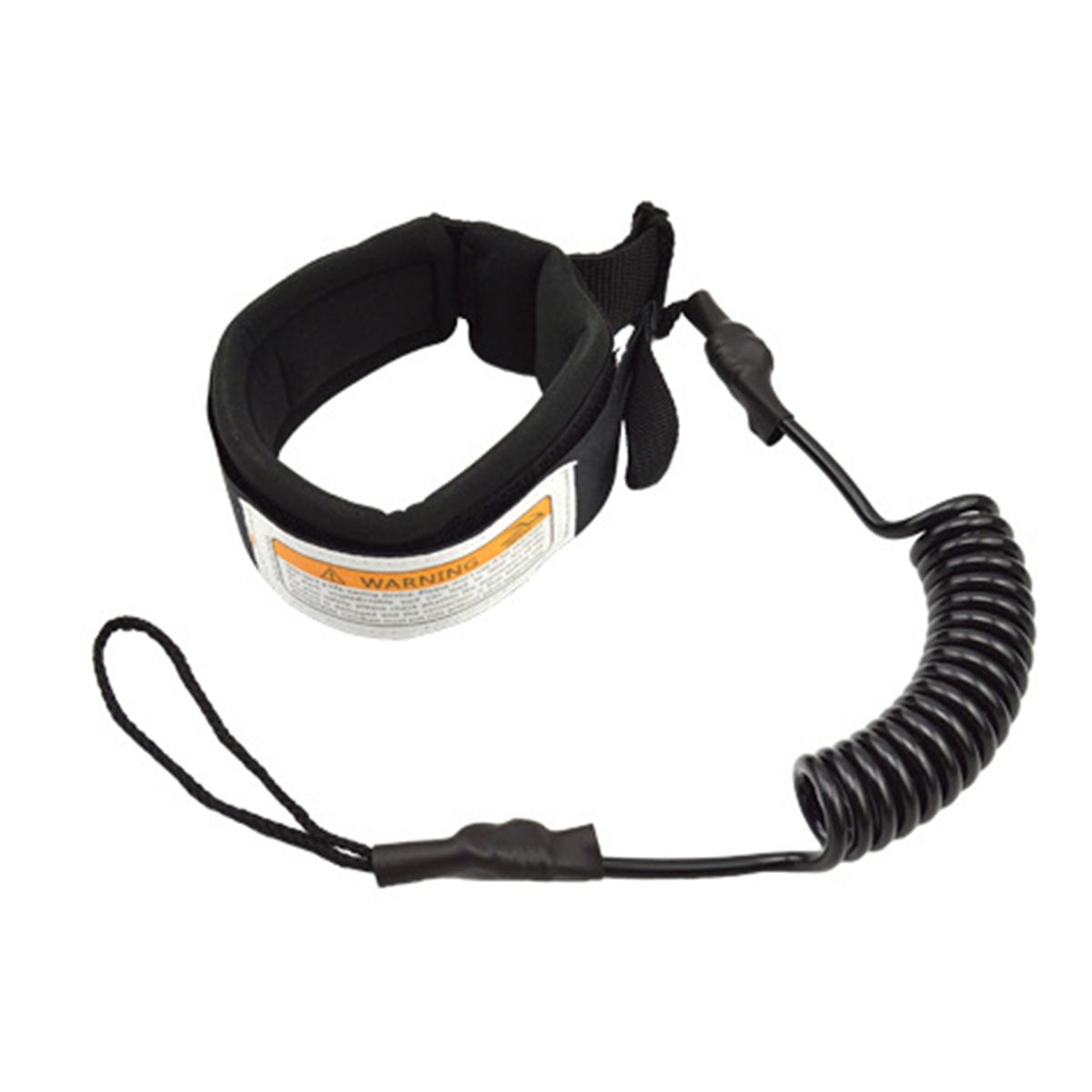 Surfing Feet Rope Coiled Board Straps Replacement Leash Black