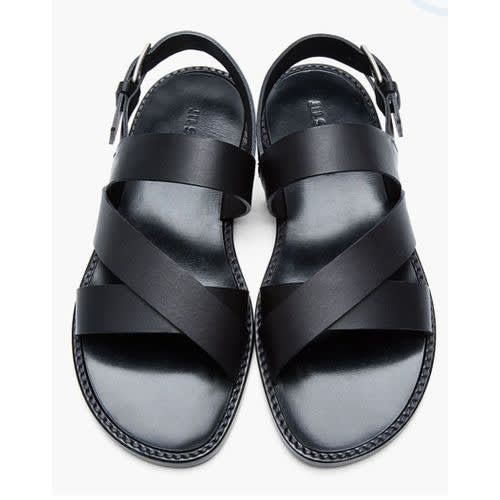 Xcomfort Leather Sandal - Black