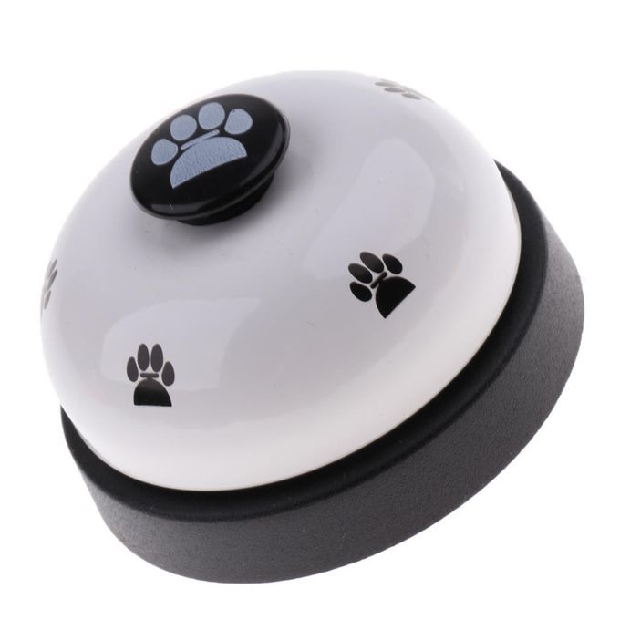 Pet Puppy Dog Cat Training Bells Meal Bells   Device White White
