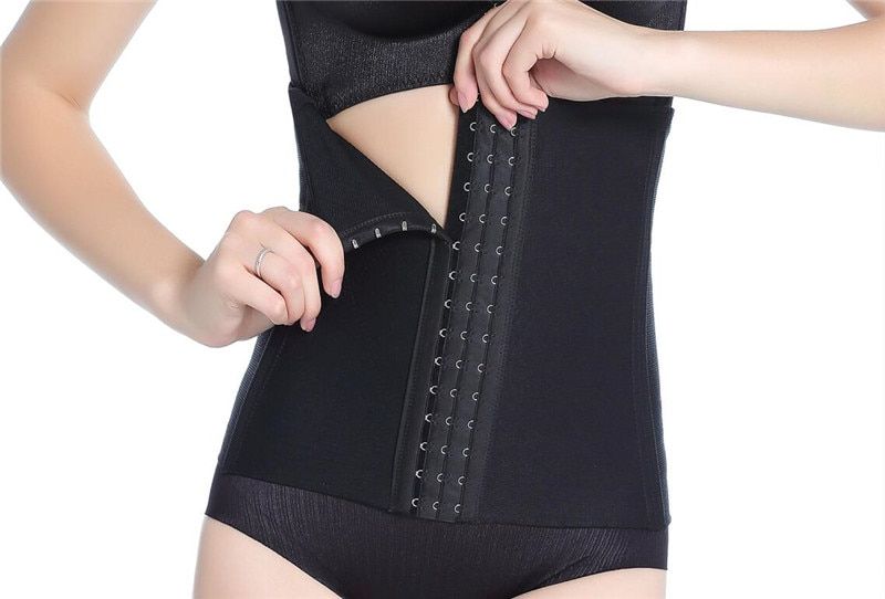 Seamless Postpartum Belly Band Wrap Underwear, C Section Recovery Belt Binder Slimming Shapewear For Women With Hook(#Black)
