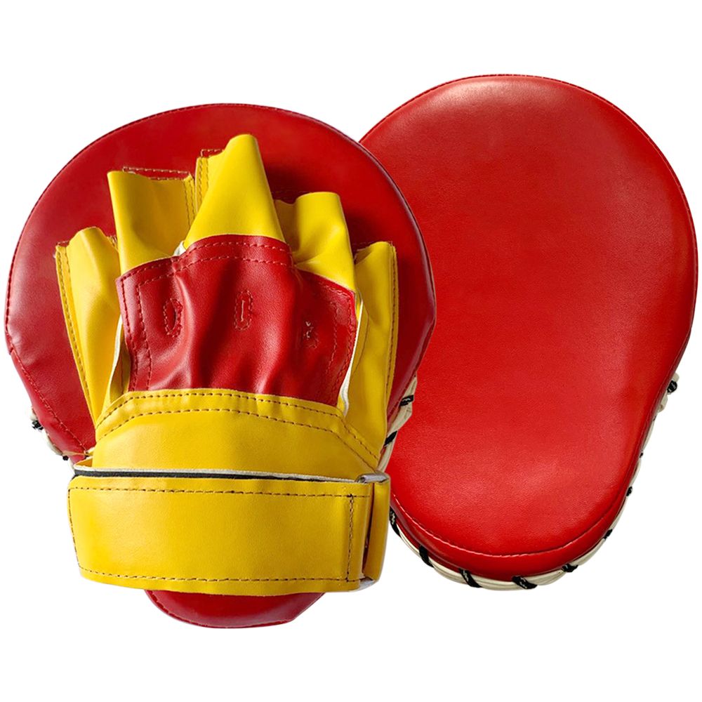 1 Pair Curved Boxing Punching Mitts Target Pads For