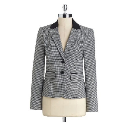 Onyx & Alabaster Houndstooth Jacket
