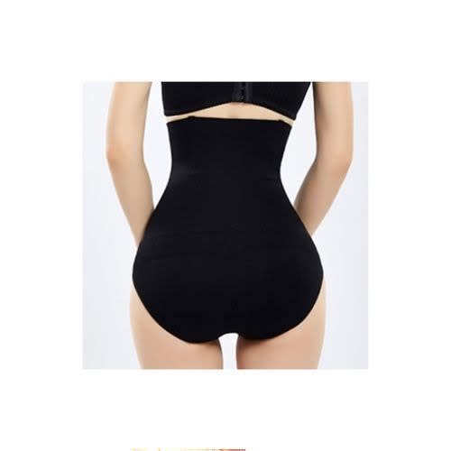 Seamless Waist Trimmer Body Shaper Pant - Black
