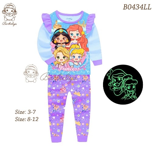 Girl's Pajamas Princess
