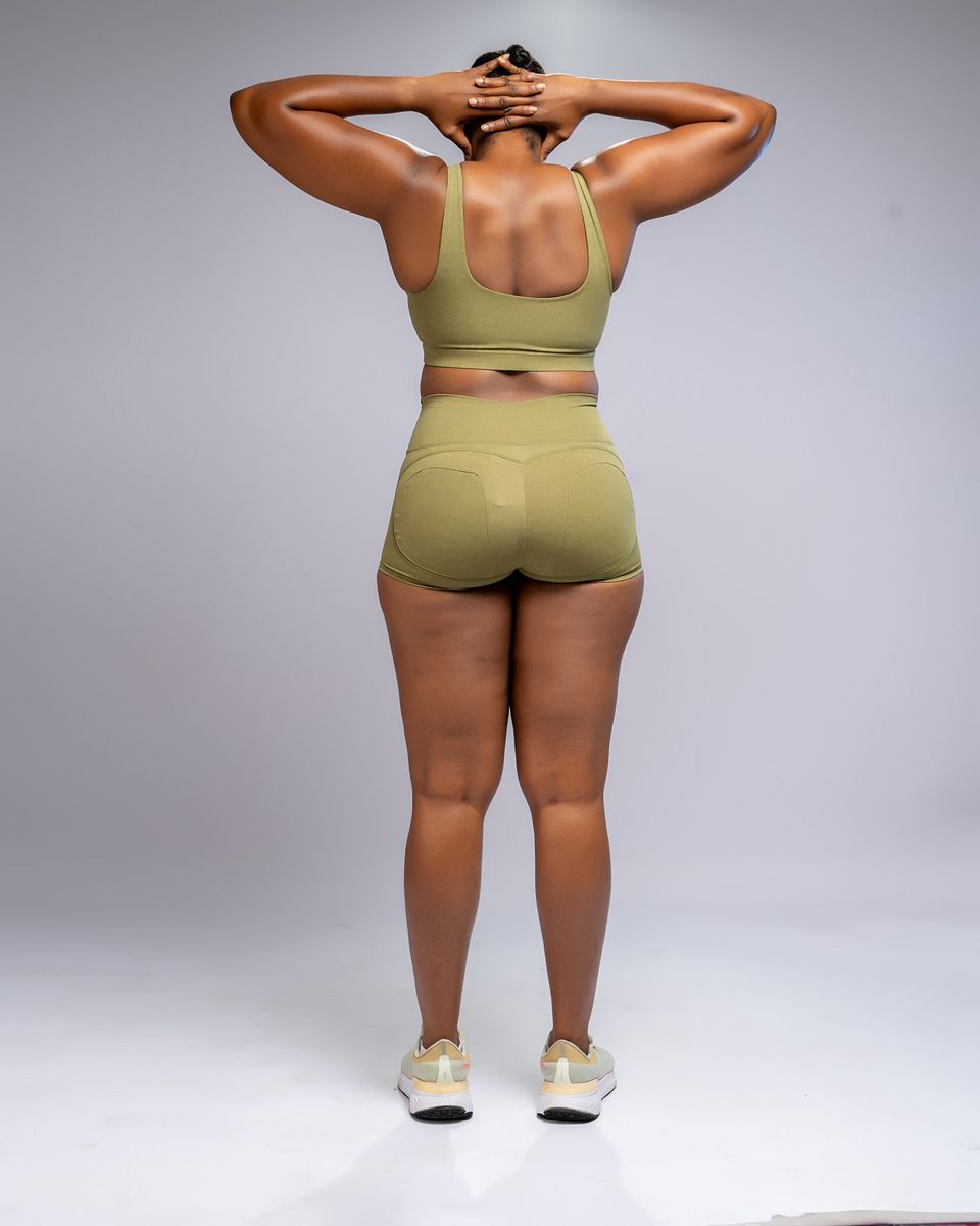 Zuri Female Fitness Wear Set - Green