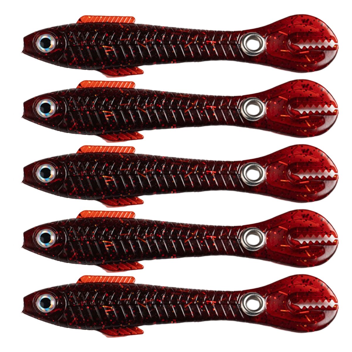 5Pcs/Pack?10cm/6g?Soft Bait?Tough?Streamlined?Metal-C