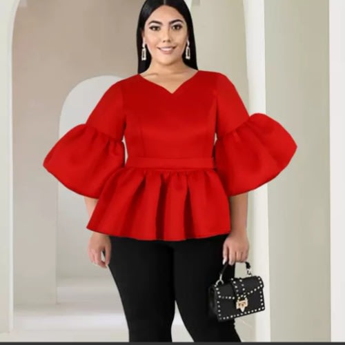 Ladies Blouse - Red