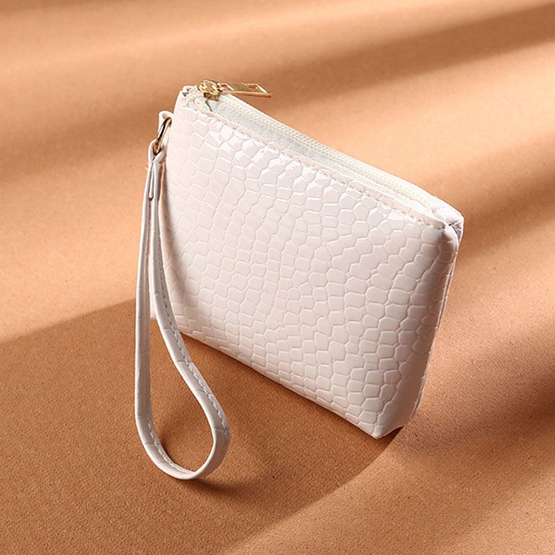 (Gold)PU Leather Clutch Bags  Handbag Zipper Business Man Purse Wrist Strap Hand Bag ID Card Holders Cash Wallet Ladies Purses Bolsas WAR