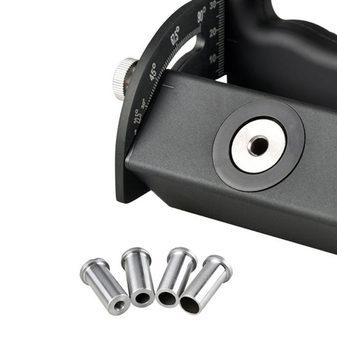 Pocket Hole Jig Kit Oblique Drill Dowel Woodwork Guide Black