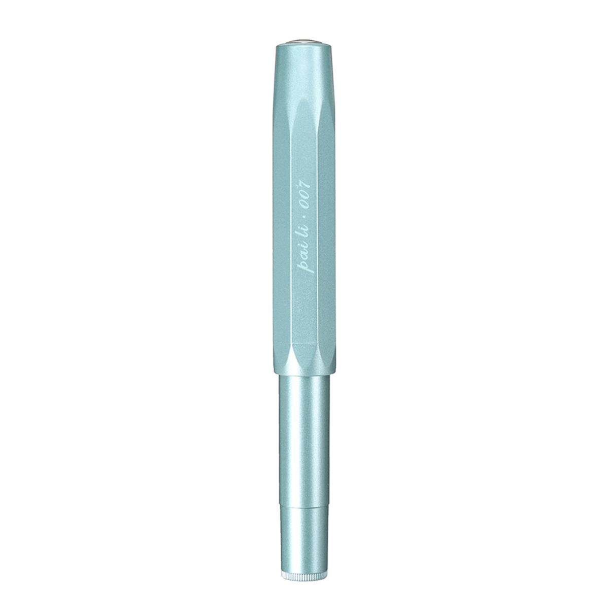 Kawaii Pocket Travel Iraurita Fountain Pen 0.38mm/0.5mm Ink Pens Simple Fashion [0.38Blue 0.38Blue