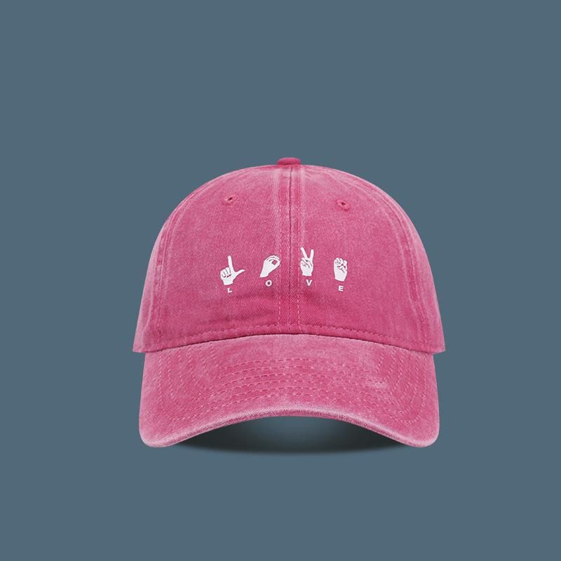 (plum Red)COKK Baseball Cap Women Sunscreen Retro Shown Face Small Sun Hat For Men Couple Casua WJ