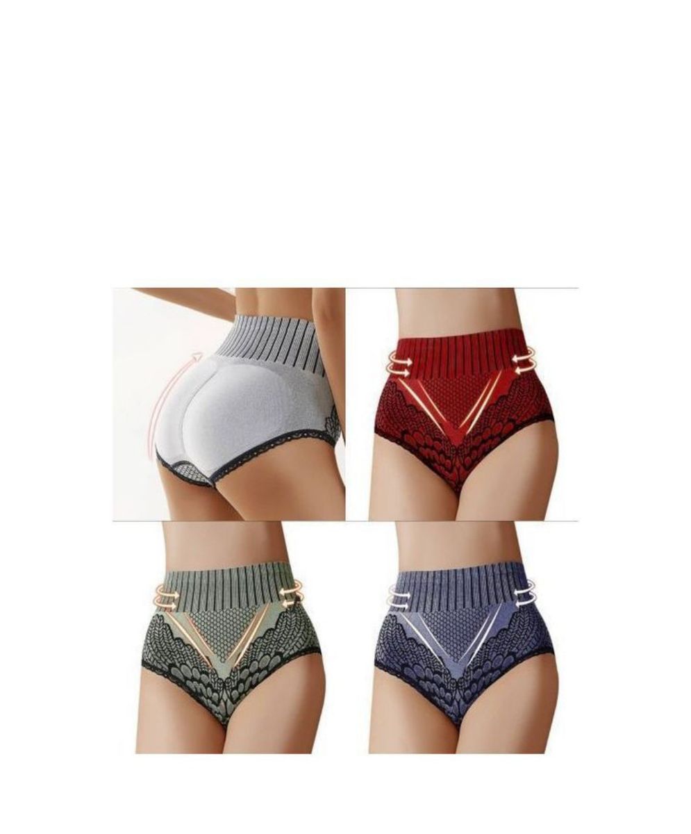 High Waist Ladies Panties 4pcs