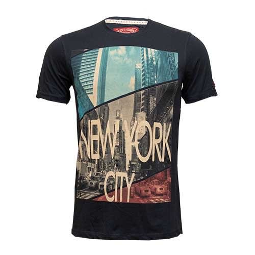 New York Print T-shirt - Black