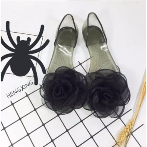 Transparent Jelly Shoe - Black