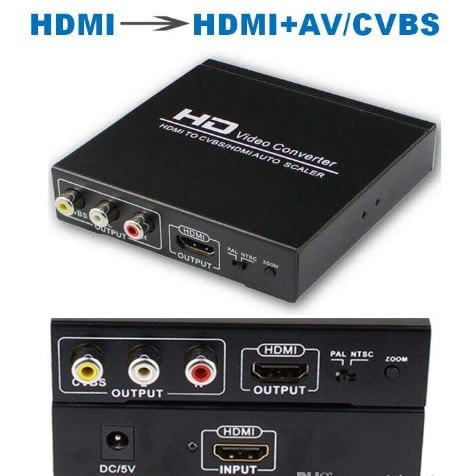 HDE HDMI To HDMI And Av Converter Scaler