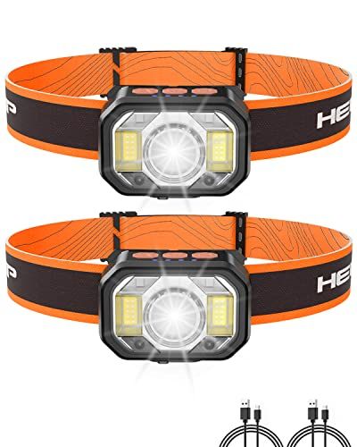 Headlamp Rechargeable LED Head Light  SOARAISE 1200 Lumens F
