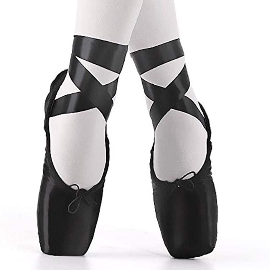 Girl & Adult Professional Ballet Shoes Black 36