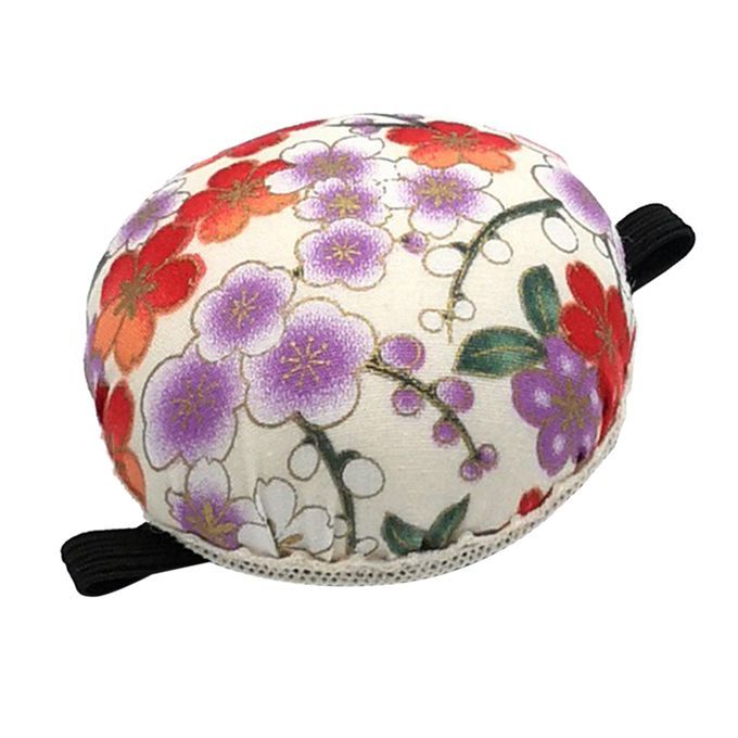 Sewing /Pin Cushion Wrist Pin  Holder Safety Craft Beige 1