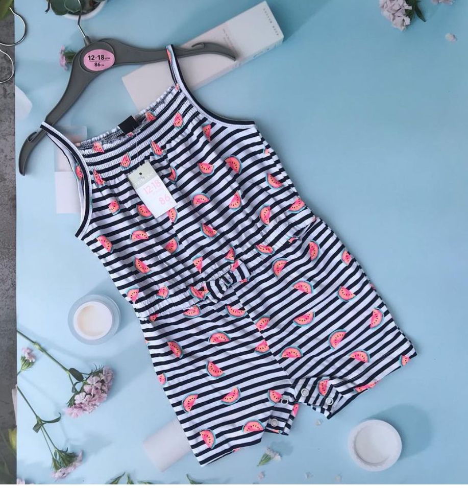 Baby Girls Floral Romper/Playsuit