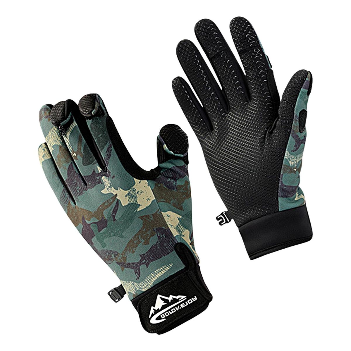 Fishing Autumn Winter Men Women Motorcycle Riding Green