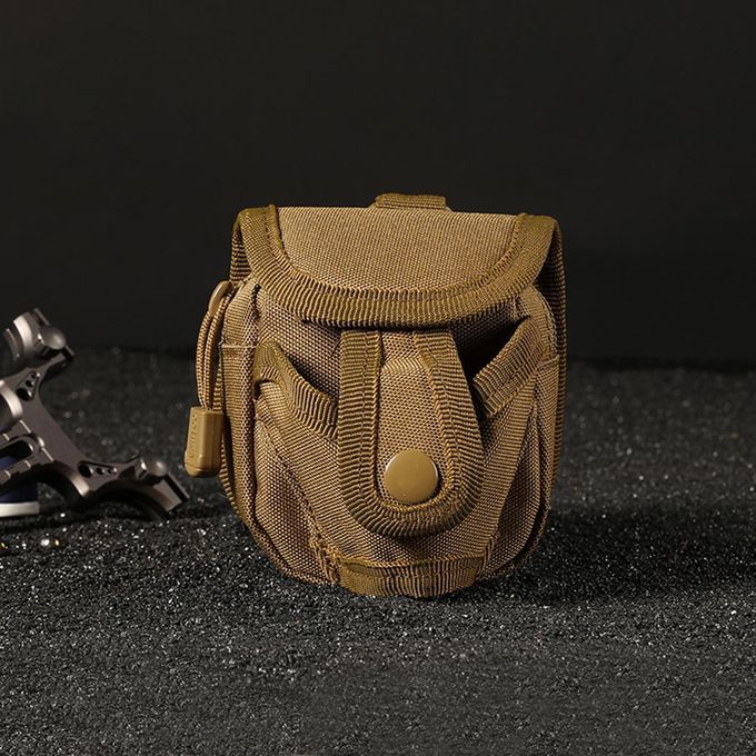 Outdoor Slingshot Bag Catapult Steel Balls Package Pouch Pocket Khaki