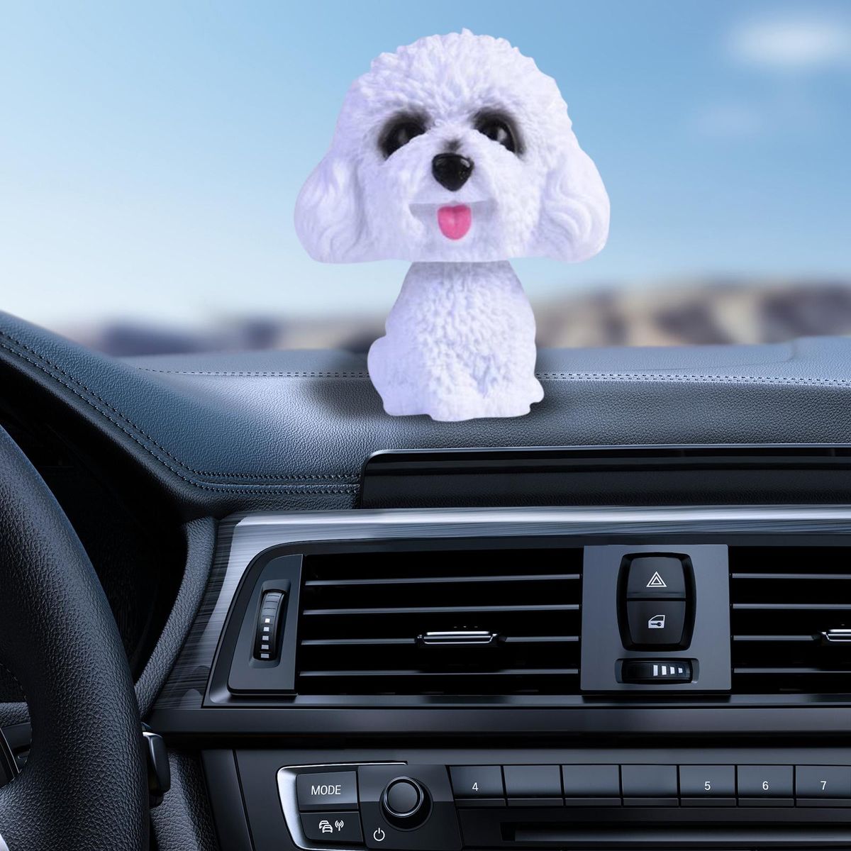 Car Shaking Head Dog Ornament Bobble Head Dog For Style A