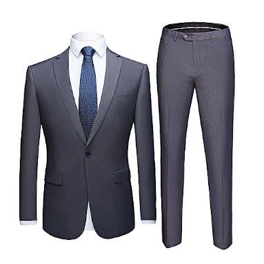 Men's Suit-Dark Grey