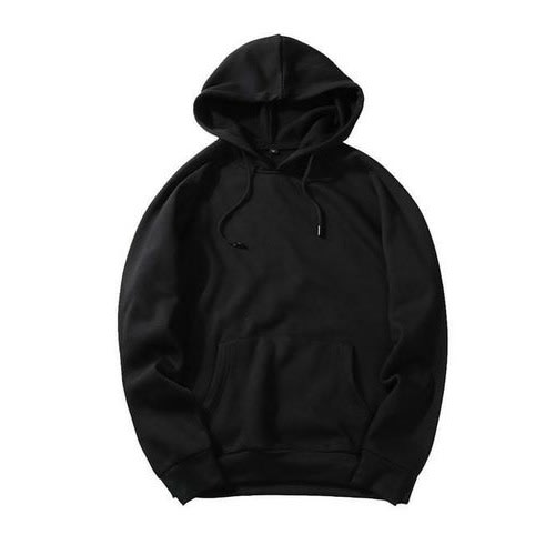 Plain Hoodie - Black