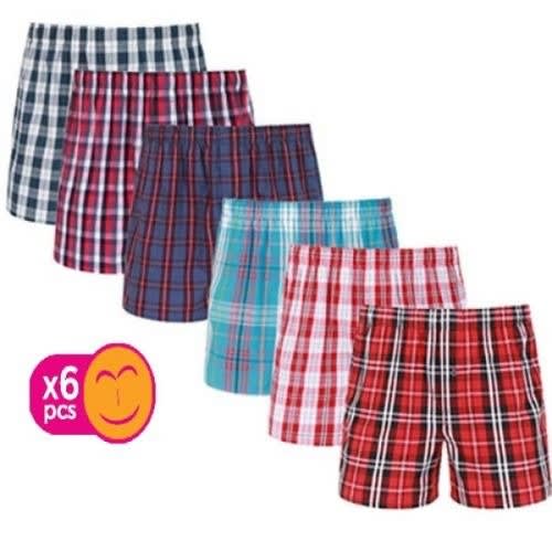 Men's Boxers Shorts - 6 Pieces