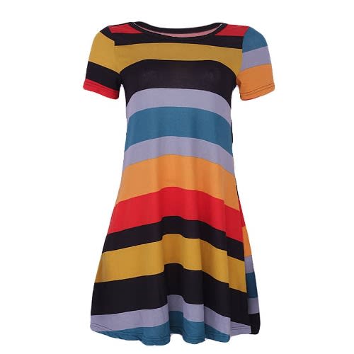 Striped Shift Dress