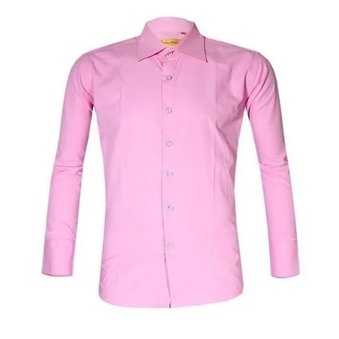 Men's Long Sleeve Shirt - Pink