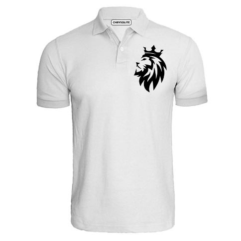 Lion Of Judah Polo T-shirt - White