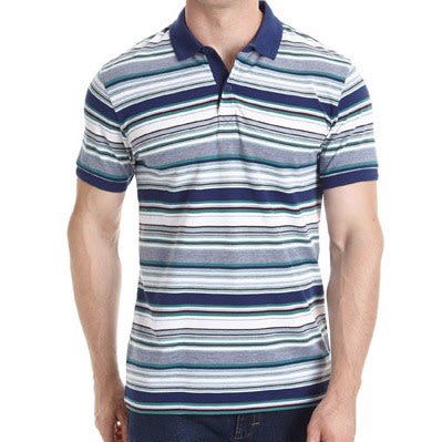 Cotton Stripe Polo