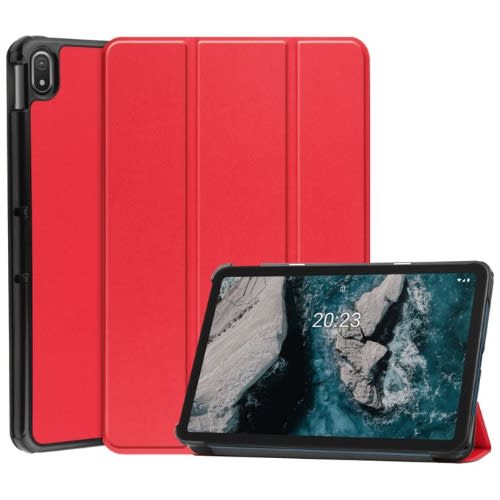 Leather Case For Nokia T20 - Red