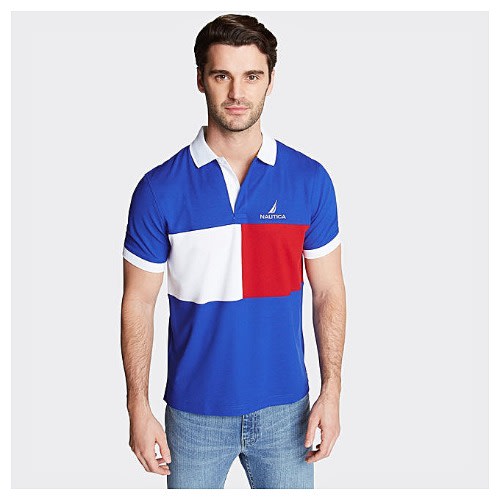 Classic Fit Colorblock Performance Polo
