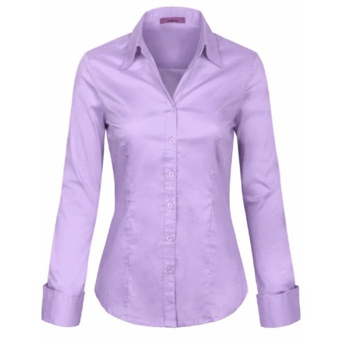 Ladies Formal Dress Shirt - Lilac