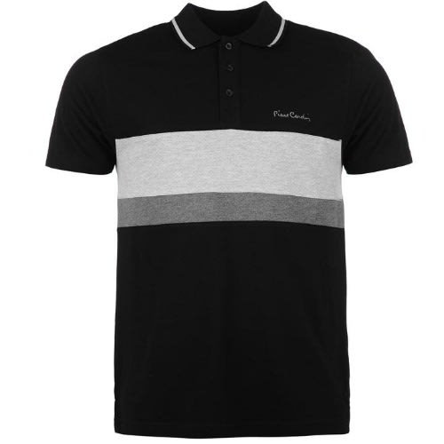 Contrasting Stripe Short Sleeve Polo Shirt