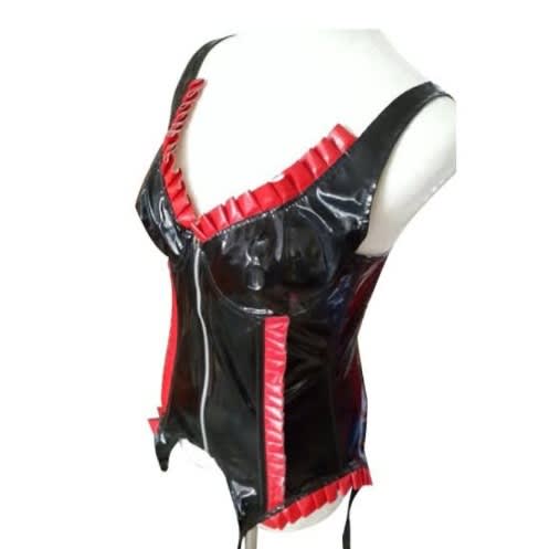 Faux Leather Shaper Corset