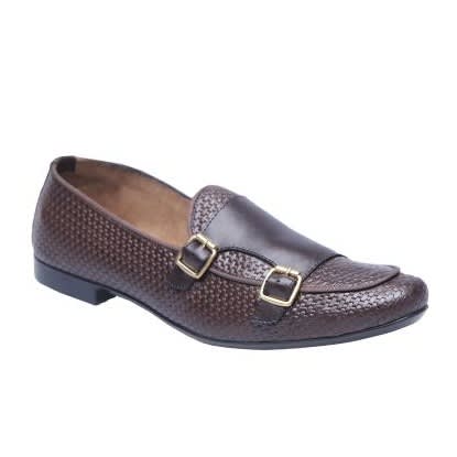 Slip-on With Monks Strap - Brown