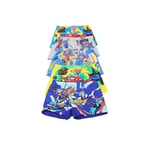 Boys Cartoon Character Boxers - 6 Pieces
