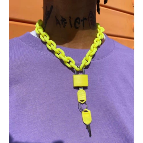 Silicon Chain Inspires Men’s Necklace N Pendant