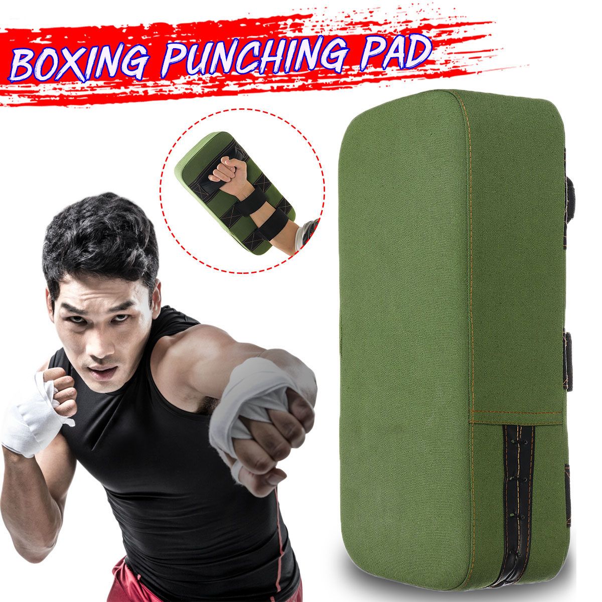 Boxing Pad Shield Fitness Taekwondo Hand Kicking Muay Thai Punch Training Target