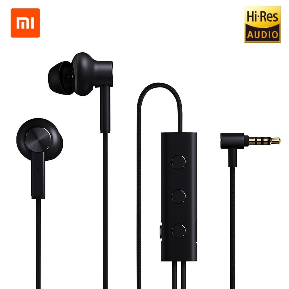 Xiaomi ANC Earphones Active Noise Cancelling Earbuds Sports Headsets 3.5mm In-Ear Mic Line Control Headphones for Xiaomi Huawei Samsung