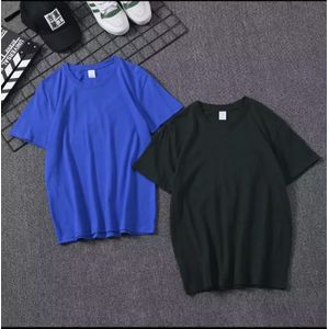 2 In 1 Unisex Plain Round Neck Polo Blue And Black,